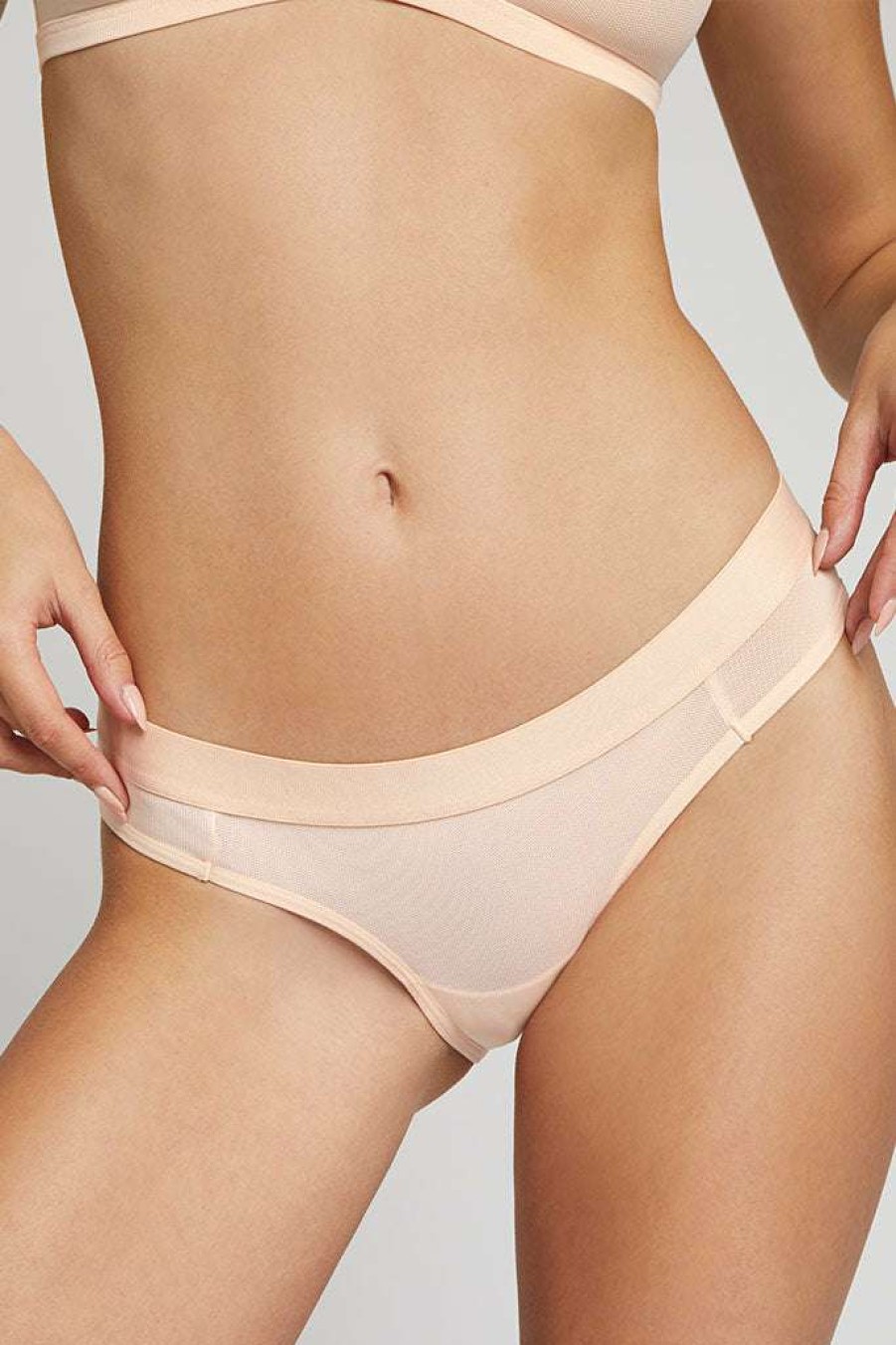 Underwear * | Negative Underwear Underwear Sieve Brief In Peach