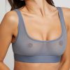 Bras * | Negative Underwear Bras Sieve Bra Top In Slate