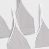 Whipped * | Negative Underwear Bras Whipped Triangle Bra In Moon And In Moon Colorblock (2 Pack) Moon / Moon Colorblock