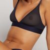 Bras * | Negative Underwear Sieve Triangle Bra In Bras Navy