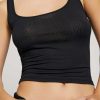 Lounge * | Negative Underwear Whipped Cropped A-Top In Best Sellers Black