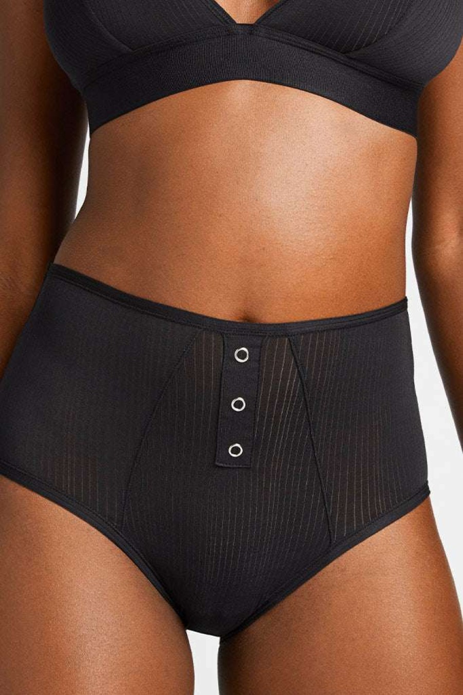 Underwear * | Negative Underwear Whipped High Rise In Black