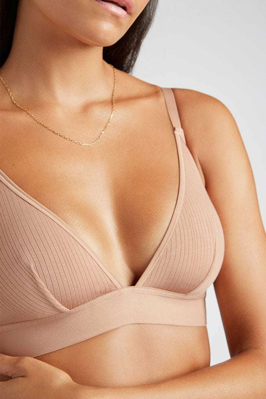 Whipped * | Negative Underwear Whipped Triangle Bra In Bras Buff