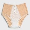 Underwear * | Negative Underwear Whipped High Rise In Colorblock (Employee Sale) High Waist Peach