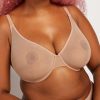 Bras * | Negative Underwear Bras Sieve Demi Bra In Buff